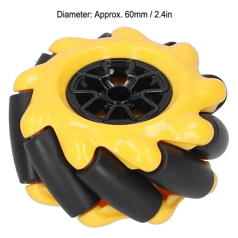 Omnidirectional Mecanum Wheels For Agile Smart Car And Robot Car Projects Dope Performance Directional DIY Toy Components 60mm wheel size