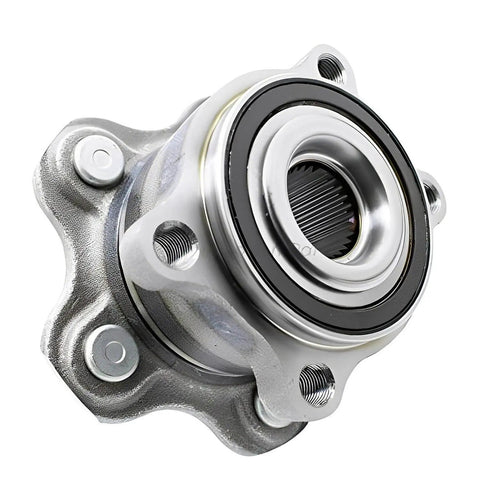 Close-up of Rear Wheel Bearing Hubs Assembly Set For Nissan Pathfinder Infiniti QX60 JX35 And Murano 2013 2014 2015 2016 2017 2018 2019 Ready To Roll Replacement 2 Wheel Hubs And Bearings Kit