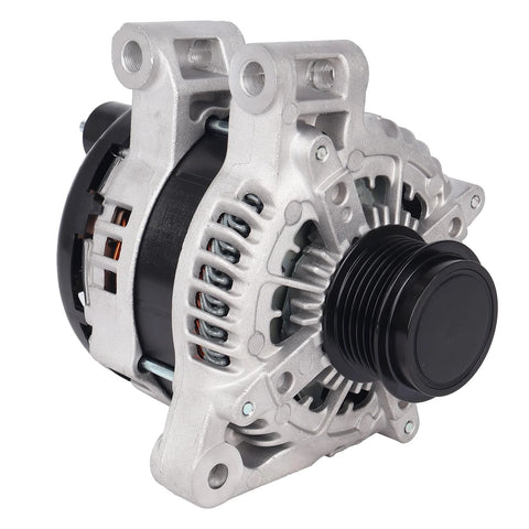 Alternator Replacement For Chevy Traverse 2009-2017, GMC Acadia 2007-2016, Buick Enclave 2008-2017, Saturn Outlook 2007-2010, 12V 170A CW 6 Groove Pulley