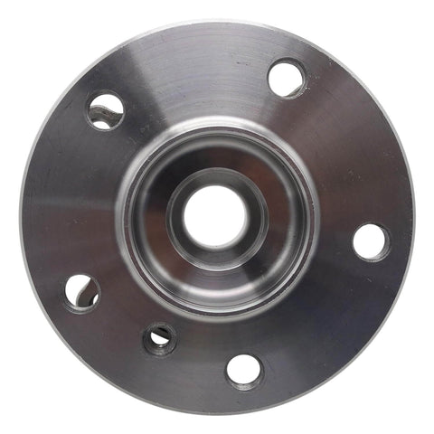 Front view of OE grade precision machined and balanced Wheel Bearing And Hub Assembly For Front Or Rear Fitment Varies By Vehicle Make And Model