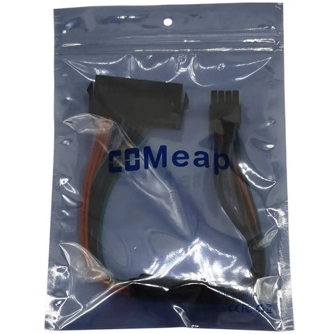 Packaged 24 Pin To 8 Pin ATX Power Adapter Cable For Dell Motherboards, Converts Standard ATX PSU To Dell 8 Pin Connector, 12 Inch Length