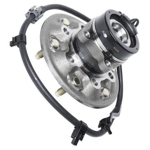 2WD Front Wheel Bearing Hub Assembly With ABS Sensor Fits 2004-2008 GMC Canyon And 2004-2008 Chevy Colorado Plus 2006 Isuzu i-280 2007-2008 i-290 i-370 Front Wheel Hub Replacement