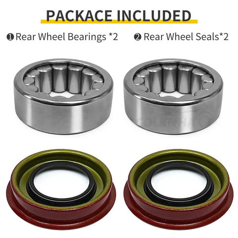 Beefed-Up Rear Left And Right Axle Wheel Bearing And Seal Kit For Chevy Blazer Silverado Suburban GMC Canyon GM 1500 2500