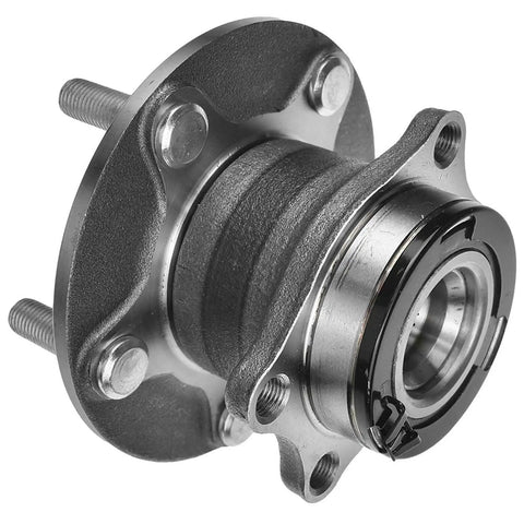 Close-up of Rear Wheel Hub And Bearing Assembly Two Pack For Mitsubishi Outlander 3.0L 2007 2013 And 2.4L 2008 2013, showing 4-hole design