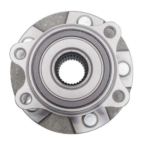 2 Pack Front Wheel Hub Bearing Assembly For Toyota RAV4 2006 2018 Fits 06 12 3.5L V6 Only Also Compatible With 2016 2019 Mirai And 2011 2016 Scion TC Manual Transmission Premium ISO Certified Quality Beefed Up OE Upgrade Hub Bearing Set, top view