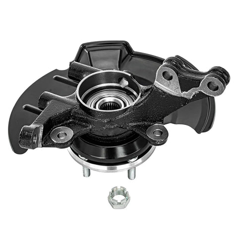 Front Right Steering Knuckle With Wheel Bearing Hub Assembly For 2007 To 2012 Hyundai Elantra Passenger Side Replacement ABS Compatible