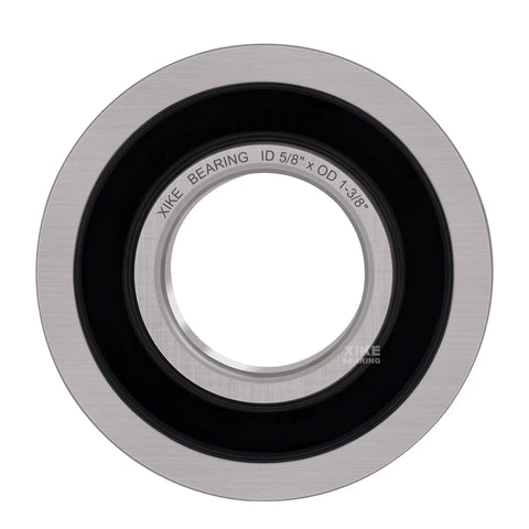 Front view of 10 Pack Flanged Ball Bearings 5/8 x 1-3/8 x 1/2 Inch For Lawn Mowers, Wheelbarrows, Carts And Hand Trucks Hub Replacement