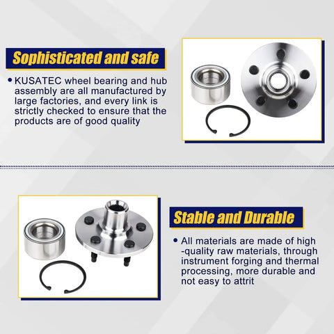 Rear Wheel Bearing And Hub Assembly 521000 Fit Ford Explorer 2002 To 2010, Explorer Sport Trac parts with 5 Lug Bolt Pattern