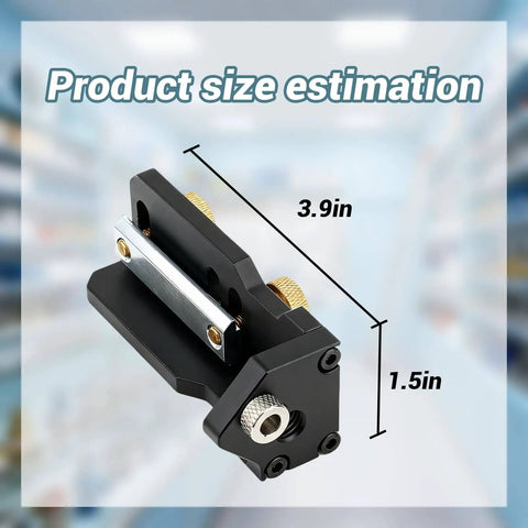 Portable Drill Guide for Straight Holes Compatible with Aluminum Extrusion 20 Series 30 Series 40 Series size dimensions 3.9x1.5 in