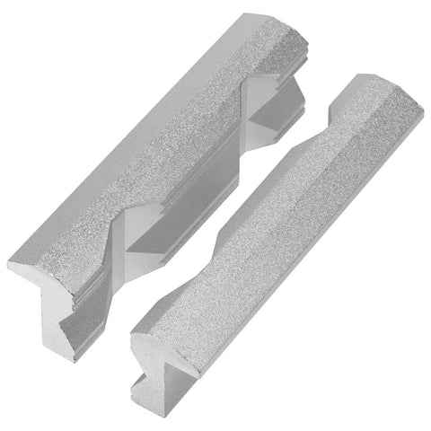 1 Pair Aluminum Alloy Magnetic Vise Jaws Set For 1.5 Inch V Type Vice Jaws Protectors Covers Built Tough For Woodworking Diy Projects And Plumbing