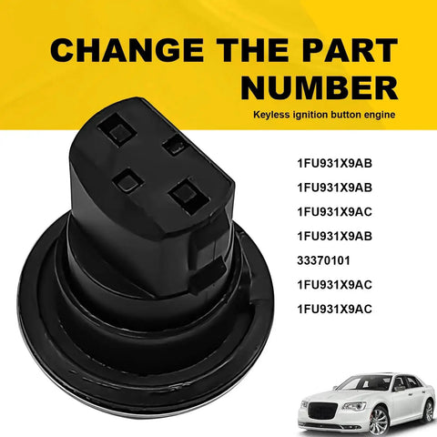 Keyless Start Ignition Push Button Switch For Chrysler Jeep Commander Grand Cherokee Dodge Challenger 1FU931X9AC 33370101