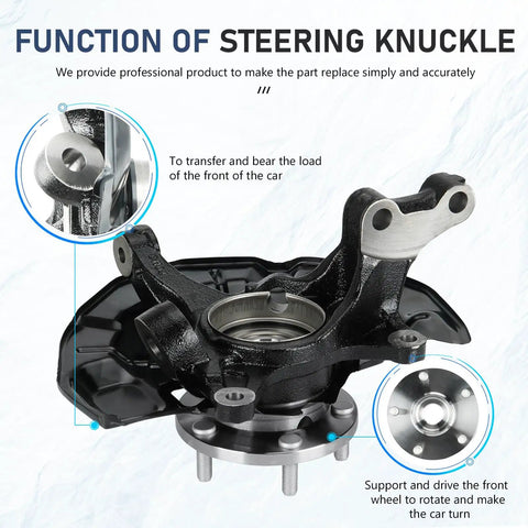 Front Steering Knuckle And Wheel Bearing Hub Assembly For Lexus ES350 2007 2012 And Toyota Camry 3.5L V6 2007 2011