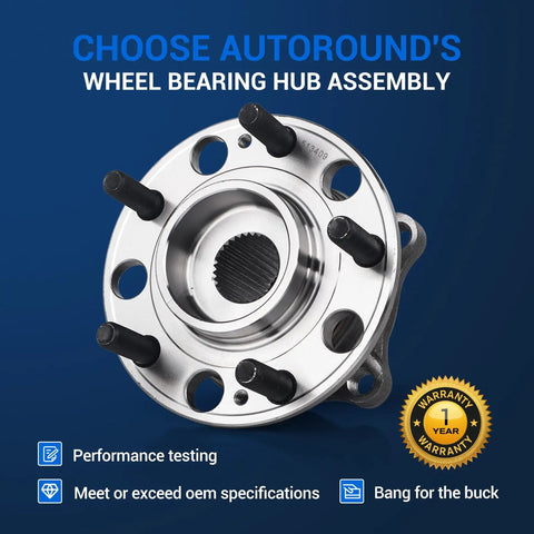 5-Lug Wheel Bearing Hub Assembly Front Or Rear Compatible With Kia Sorento 2016-2020 And Hyundai Santa Fe 2015-2019 close-up