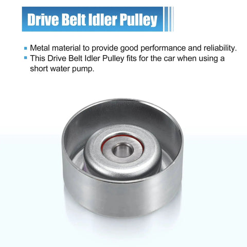 Close-up of a drive belt idler pulley for 2 Pack Drive Belt Idler Pulley Replacement For Lexus And Toyota Vehicles Heavy Duty Idler Pulleys.