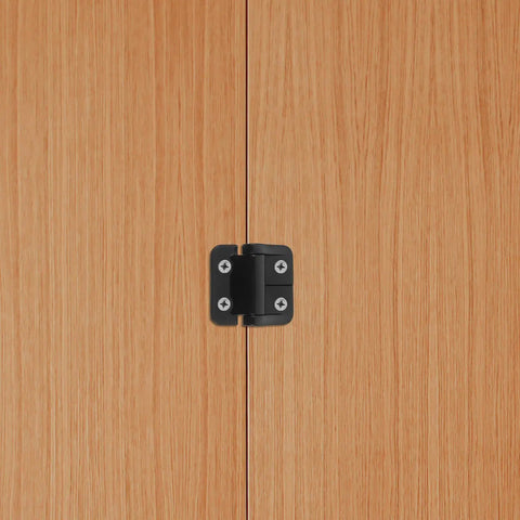 Torque Hinge For Cabinet Doors Alipis Compact Alloy Self Closing Hinge installed on wooden cabinet doors