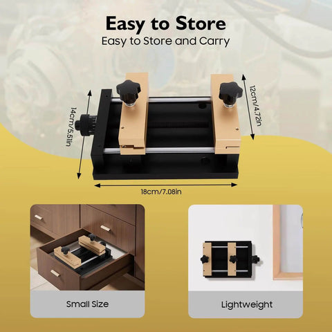 Heavy Duty Metal Sheet Marking Clamp Fixture For Cutting And Engraving Machines, A Workhorse Adjustable Aluminum Alloy Table Clamp