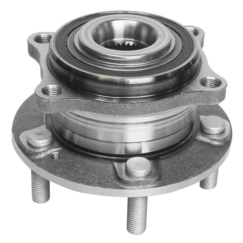 Front wheel bearing hub from Front Suspension Kit With 2 Front Wheel Bearing Hubs 2 Front Lower Ball Joints And 2 Stabilizer Sway Bars For 2011 2013 Kia Sorento And 2007 2012 Hyundai Santa Fe Beefs Up Front End Replacement For A Smooth Quiet Ride.