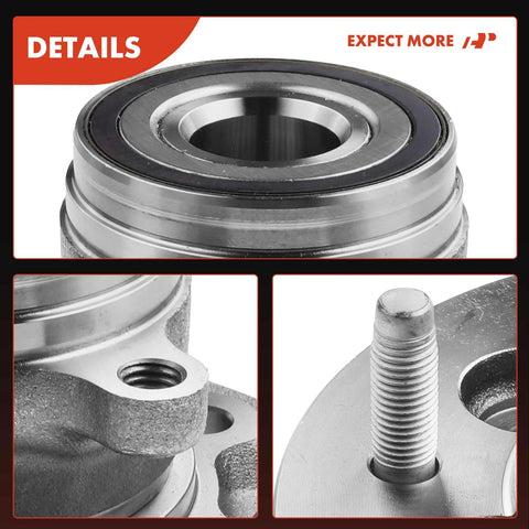 Details of Front Wheel Bearing And Hub Assembly Pair For Six Lug 2009 To 2012 Chevrolet Colorado And GMC Canyon 4WD Only