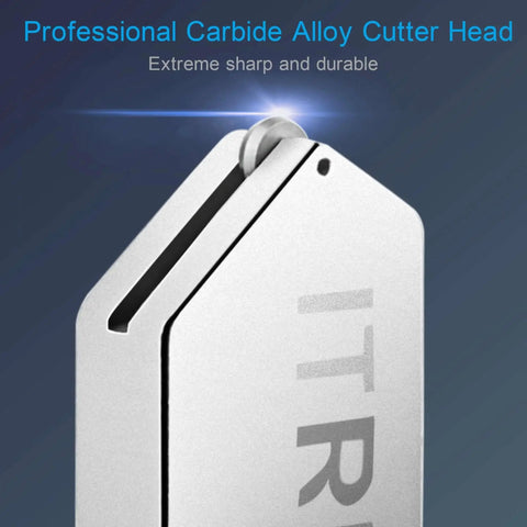 Close-up of Glass Cutter 2mm to 20mm Pencil Style Oil Feed With Carbide Tip for Glass Mirrors Tiles Mosaic Upgraded Cutting Tool head