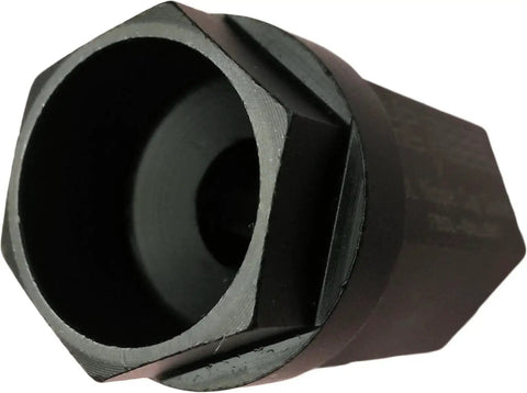 Close-up of a socket from the Ford 6.0L Nipple Cup Master Kit Leakproof Deflector Set with deflection groove design.
