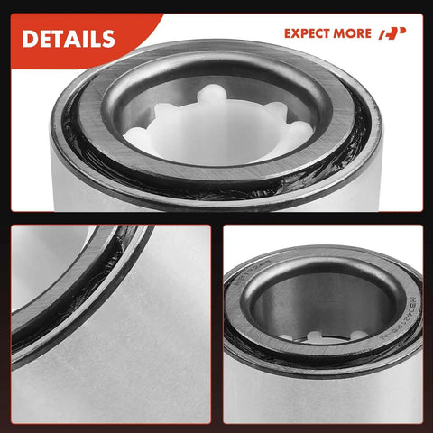 Beefy 2 Pack Rear Wheel Bearings For AWD Subarus Forester 1998-2008, Impreza 1993-2007, Legacy 1990-1999, And Saab 9-2X 2005-2006