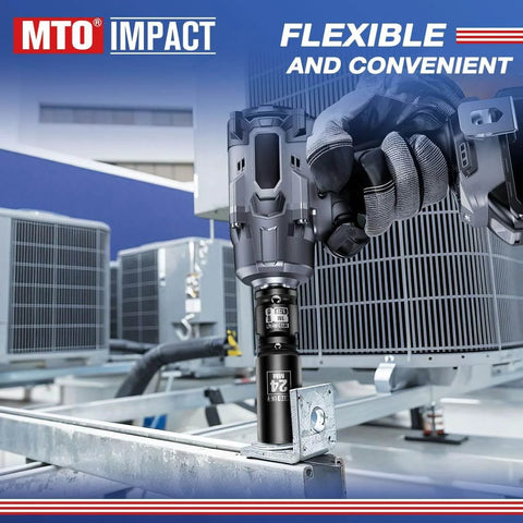 Half Inch To One Inch Impact Socket Adapter for Wrenches and Ratchets converts Half Inch Drive to One Inch Drive Chrome Molybdenum Alloy Steel