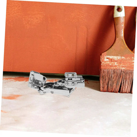 Soft Close Hidden Cabinet Hinges For Corner Cabinets With Damping System For Quiet Operation And Smooth Self Closing Easy Installation Includes Screws 2 Pack Zerodeko, shown with paintbrush