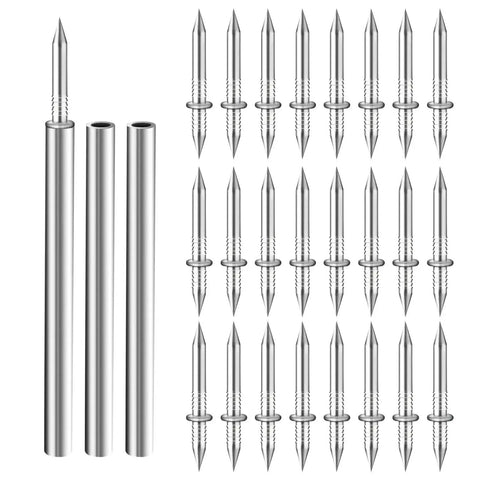 Dual Direction Skirting Nails For Baseboards With Included Sleeve Tool Double Headed Nails Deliver Mark Free Installation Made From High Carbon Steel With Zinc Coating