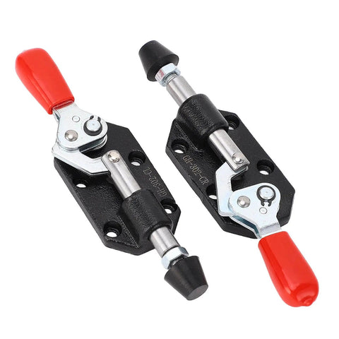 Two Pack Quick Release Push Pull Toggle Clamp For Woodworking And Metal Fabrication Pro Grade 20mm Stroke Adjustable Positioning Jig