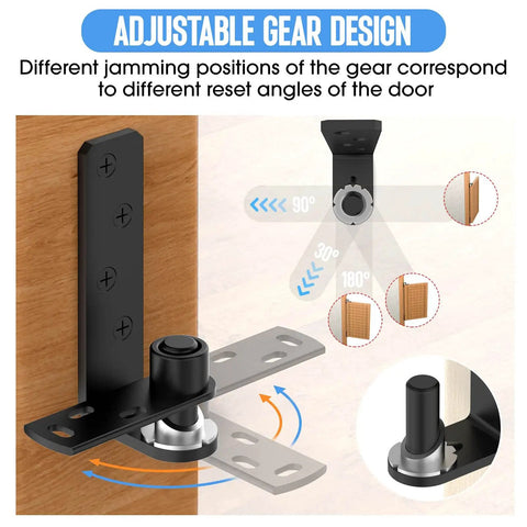 Installation of Heavy Duty Self Closing Saloon Door Hinges For Bar And Patio Doors 304 Stainless Steel Self Return Dual Swing Cafe Hinges 2 Pack Large MeBantoo