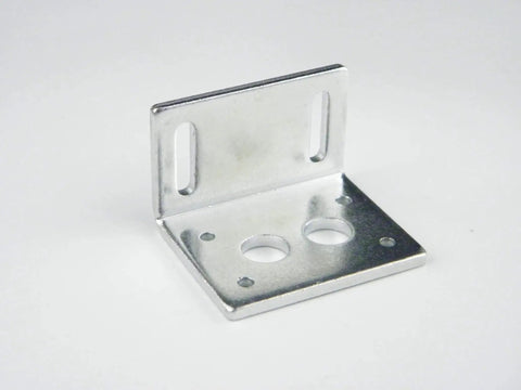 Durable 370WG DC Worm Geared Drive Motor Bracket Horizontal Fixing Frame For Motor Holder Built From High Carbon Steel With Electroplated Finish