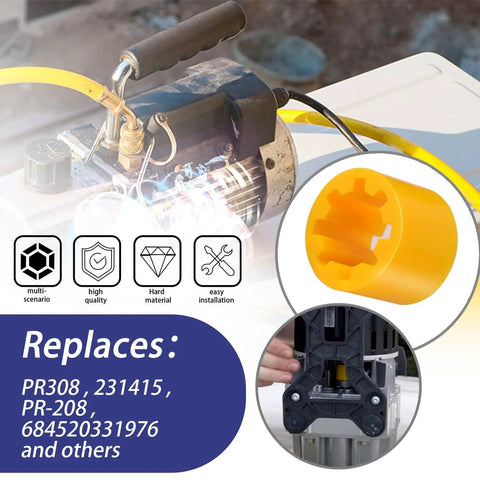 Vacuum Pump Coupler Sleeve For PR208 And PR308 Replacement Sleeve Compatible With DV Series Pumps Including DV42N DV85N DV142N DV200N DV285N Ideal For PR308 Replacements 231415 684520331976