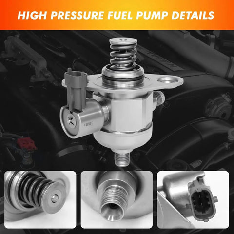 Chevy Camaro V6 High Pressure Fuel Pump Replacement for 2010-2011 models, detailed view of pump design and components.