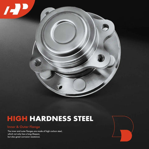 Front Wheel Bearing And Hub Assembly For Chevrolet Colorado 2015 To 2020 And GMC Canyon 2015 To 2020 6 Lug RWD Replacement
