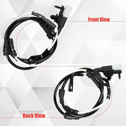 Sianxaido LR084071 rear brake pad wear sensor wiring harness with connectors, front and back views