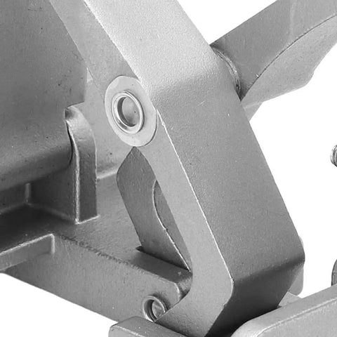 Close-up of heavy duty stainless steel secret door hinge for concealed cabinets and wardrobes with 180-degree seamless movement