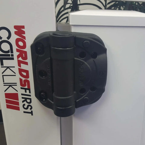 Heavy Duty Self Closing Gate Hinges With Adjustable Tension Springs for Square Post Vinyl PVC and Wood Pool Safety Hinge