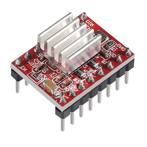 A4988 Stepper Motor Driver Modules With Heat Sinks For 3D Printers Reprints Mendel Huxley And Arduino DIY Projects Five Step Resolution Options