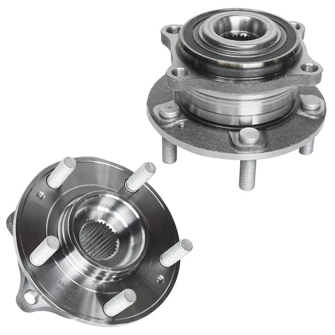 All-Wheel Drive Front And Rear Wheel Bearing Hubs Assembly Kit For Hyundai Santa Fe 2007-2014, Santa Fe Sport 2013-2014, Veracruz 2007-2012, And Kia Sorento 2011-2015 AWD Replacement 4-Piece Set