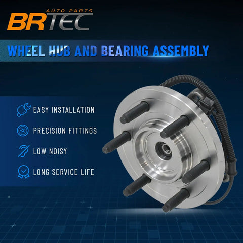 Rear Wheel Bearing And Hub Assembly 512519 Fit For 2014 To 2021 Mazda 6 And 2016 To 2021 Mazda CX5 FWD Rear Left Or Right With ABS 5 Lug