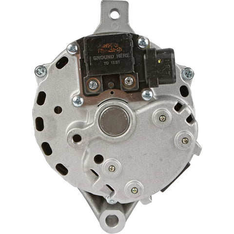 Front view of 12V 80A Clockwise Rotation Alternator Replacement For Ford Aerostar 1986 1991, Bronco 1986 1992, And Bronco II 1986 1989 Plug And Play