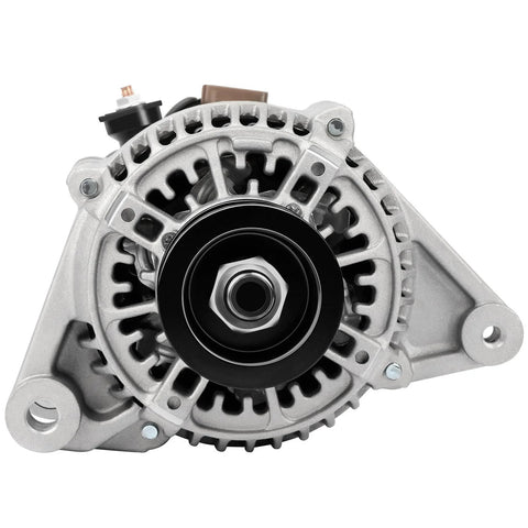 Front view of 80 Amp 12 Volt Alternator Replacement For Lexus ES300 3.0L 1997 To 2001 Camry 3.0L 2000 To 2001 And Solara 3.0L
