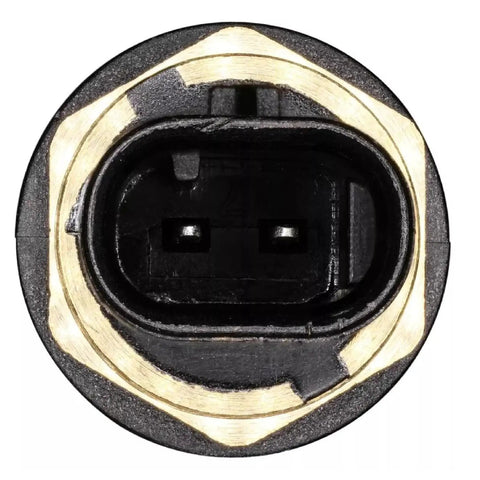 Close-up of GM engine coolant temperature sensor connector 2016-2020, fits Buick LaCrosse ATS CT6 CTS XT5 XT6 and Chevy Blazer Camaro Acadia Replacement For 12650595 Fits L4 V6 V8 2.0L 2.5L 3.0L 3.6L