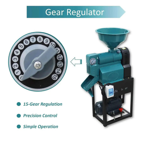 Commercial Coffee Cocoa Bean Huller And Dehuller Peeling Machine With 330 Pounds Per Hour Capacity, speed control gear