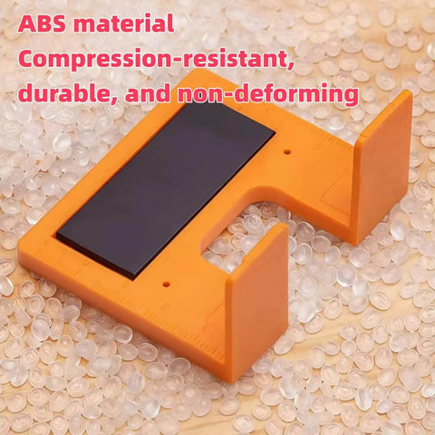 Quick-Install Cabinet Door Hinge Adjustment Tool Kit Magnetic 2mm Gap Alignment Jig with ABS material on surface