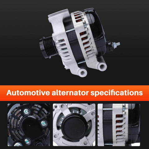 Drop-In 160 Amp Alternator Replacement For 2015-2017 Chrysler 200 3.6L And 2014-2022 Jeep Cherokee V6 3.2L showcased.