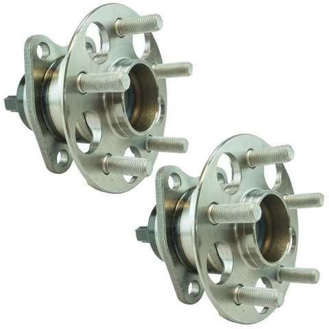 Rear Wheel Bearing And Hub Assembly Set For Toyota Prius 2010 2015 And Prius Plug-In 2012 2015, two-piece kit displayed