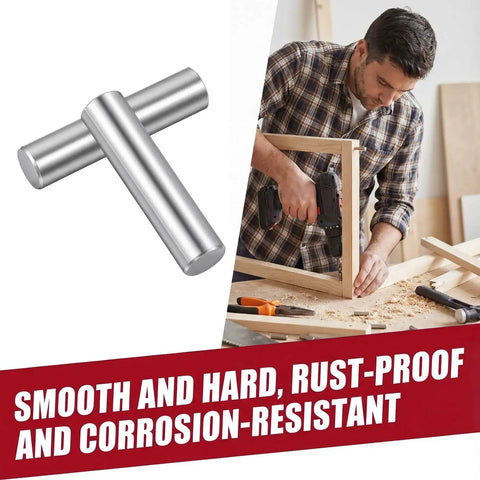 15 Pack One Quarter Inch Stainless Steel Shelf Peg Pins With Chamfered Ends For Easy Insertion, Beefy Dowel Supports