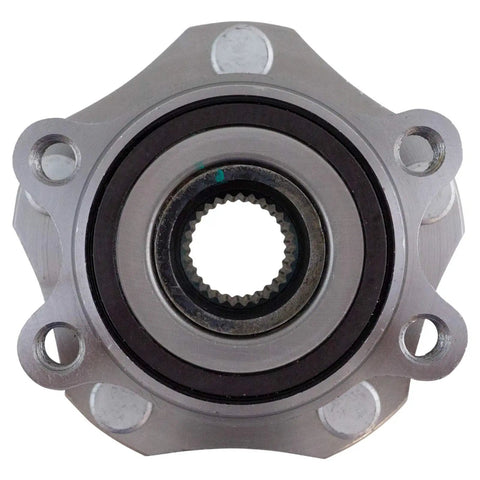 Two Piece Front Wheel Bearing And Hub Assembly Kit For Nissan Rogue 2014 Through 2023 And Rogue Sport 2017 Through 2022 A DIY Friendly Bolt On Replacement For Driver And Passenger Side Front Wheels close-up