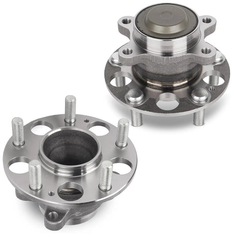 Rear Wheel Bearing And Hub Assembly For Honda Civic 2013 2014 2015 Rear Left And Right With ABS 5 Lug Set Of 2 metal parts
